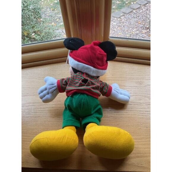 Disney Christmas Mickey Mouse Plush Stuffed Animal Kohls Cares Limited Edition - Picture 3 of 5